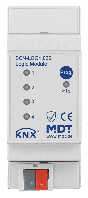 MDT Módulo lógico KNX, 2SU DIN, Secure
