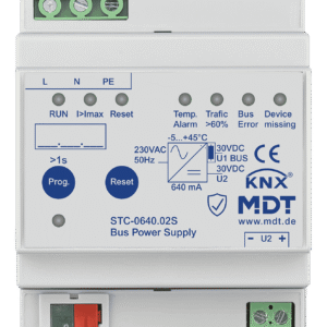 MDT Fuente de alimentación de bus STC Secure, 640–1280 mA 230VAC