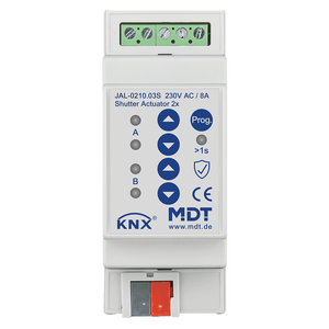 MDT Actuador de persianas JAL Secure, 2–8 canales, 230 V AC