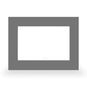 MDT Marco de Acero Cepillado VisuControl 7″ pulgadas, para pantalla táctil de 7″