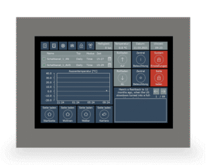 MDT KNX Pantalla táctil VisuControl, de 10“ / 25,6 cm
