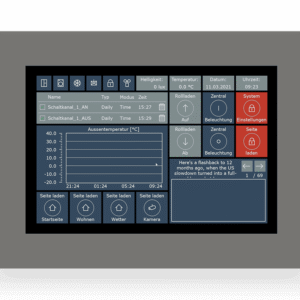 MDT KNX Pantalla táctil VisuControl, de 10“ / 25,6 cm