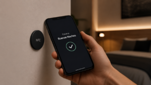 Etiquetas NFC en una casa inteligente