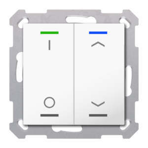 MDT Interruptor Light 55 KNX Secure | 1–4 pulsadores, RGBW