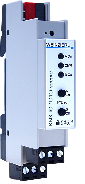 Weinzierl Actuador KNX IO 546.1 secure