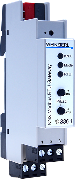 Weinzierl Gateway KNX Modbus RTU 886.1 secure