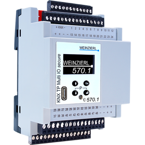 Weinzierl KNX TP Multi IO 570.1 secure - 48 E/S