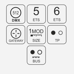 KNX DMX Gateway 544