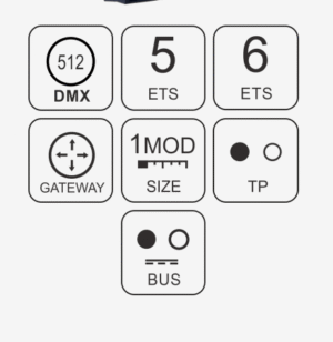 KNX DMX Gateway 544