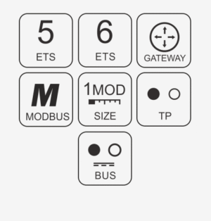 KNX MODBUS RTU GATEWAY 886