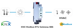 KNX MODBUS RTU GATEWAY 886