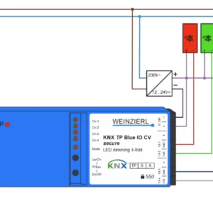 KNX TP BLUE IO 550 CV SECURE