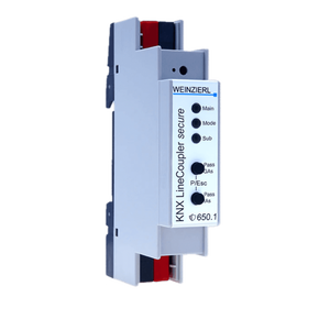 Weinzierl Acoplador de línea KNX 650.1 secure