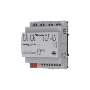 Zennio DIMinBOX 1-10V X4. Actuador dimmer con 4 canales para balastos de 1-10V