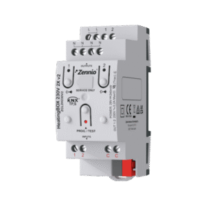 Zennio HeatingBOX 230V 2X v2. Actuador de calefacción con 2 salidas a 230VAC y 2 entradas