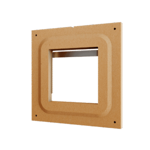 Accesorio para instalación enrasada en paredes de cartón-yeso para Flat v2 y IWAC Display