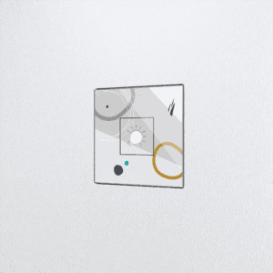 Accesorio para instalación enrasada en paredes de cartón-yeso para Flat v2 y IWAC Display