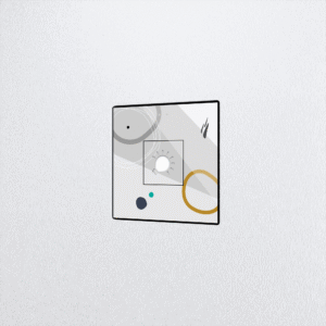 Accesorio para instalación enrasada en paredes de cartón-yeso para Flat v2 y IWAC Display