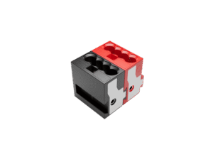 Zennio Clema bus KNX. WAGO 243-211 Gris-Rojo