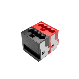 Zennio Clema bus KNX. WAGO 243-211 Gris-Rojo