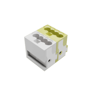 Zennio Clema bus KNX. WAGO 243-212 Amarillo-Blanco