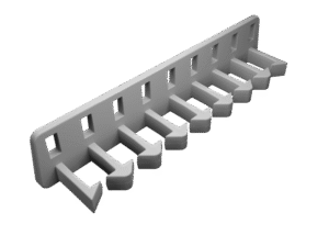 Zennio Peine para cables. Hasta 8 cables.