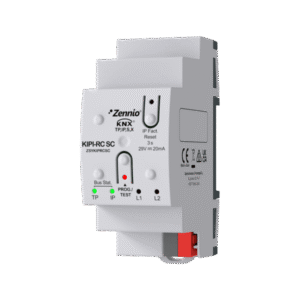 Zennio KIPI-RC SC. Interfaz KNX-IP de Zennio y controlador de clima multi-habitación. KNX Secure