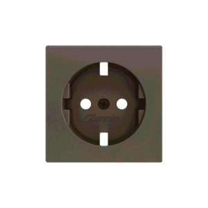 Zennio ZS55. Tapa para base de enchufe Schuko con tornillos 55x55 mm