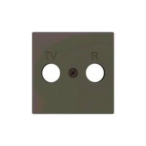 Zennio ZS55. Tapa para conector TV/R 55x55 mm