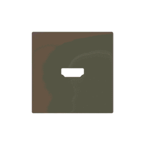 Zennio ZS55. Tapa para conector HDMI 55x55 mm