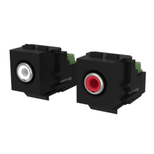 Zennio ZS55. Conector audio RCA - keystones