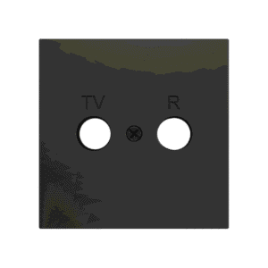 Zennio ZS70. Tapa para toma TV/R 70x70 mm