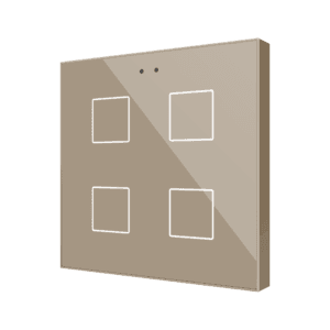 Flat V2 1/2/4/6  Pulsador Capacitivo Retroiluminado