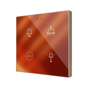 Flat V2 1/2/4/6 Pulsador Capacitivo Retroiluminado