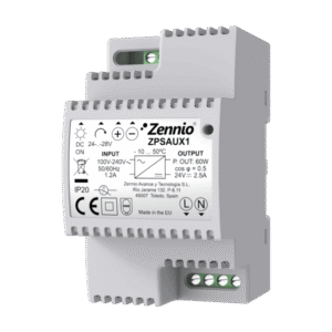 Zennio Fuente de alimentación 24-28VDC 60W (out)/ 110-230VAC (in)