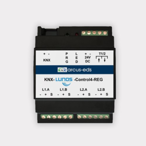Arcus-EDS KNX-LUNOS-CONTROL4-REG - Actuador KNX para control de válvulas
