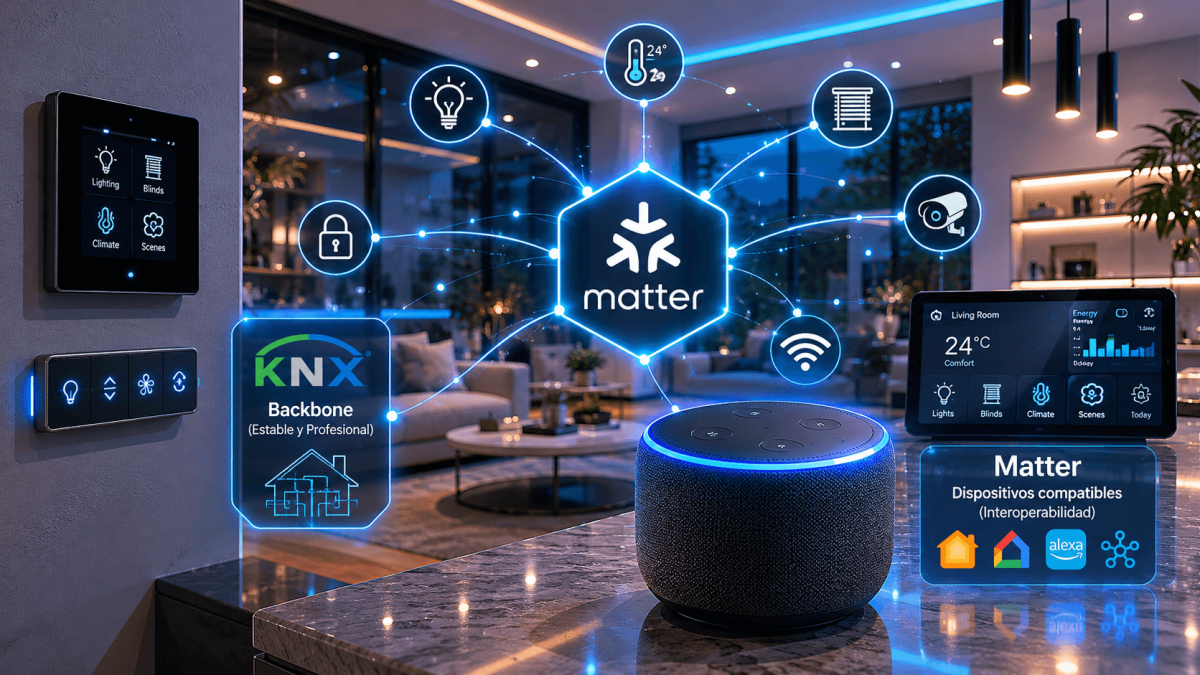 Matter y KNX: el puente hacia una casa inteligente más conectada